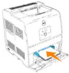DELL 3010cn - Einlegen von Briefbögen - 2
