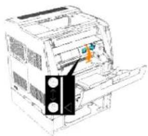 DELL 3010cn - Entfernen der gebrauchten Tonerkassette - 9
