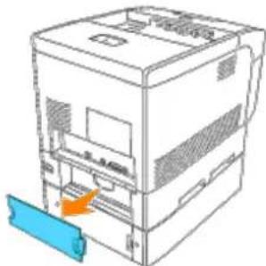 DELL 5100cn - Installieren der zusätzlichen 500-Blatt-Papierfacheinheit - 3