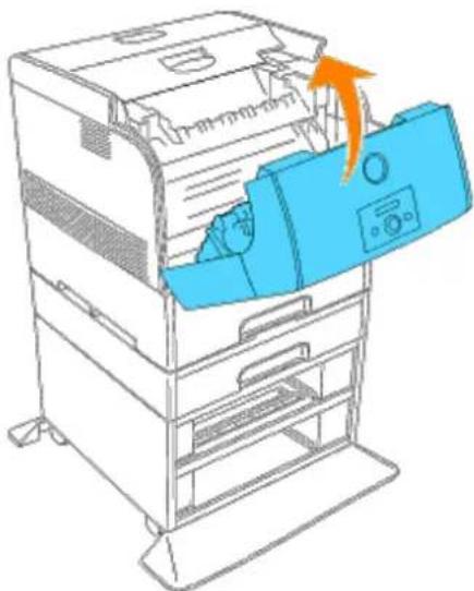 DELL 5100cn - Beseitigen von Papierstaus aus den zusätzlichen Papierfacheinheiten - 7