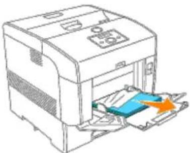 DELL 5100cn - Beseitigen von Papierstaus aus der Universalzuführung - 2