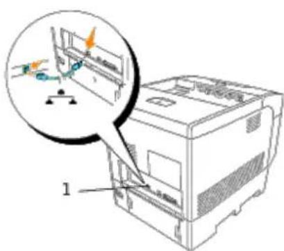 DELL 5100cn - Einbinden des Druckers in das Netzwerk - 1