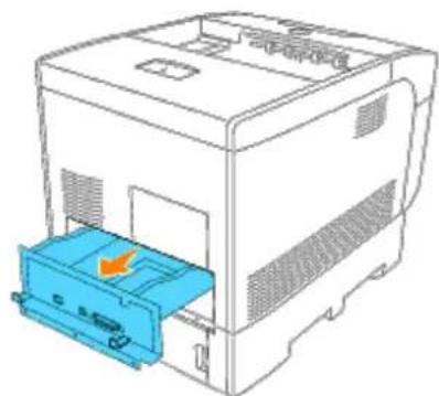 DELL 5100cn - Entfernen der optionalen Festplattenkarte - 3
