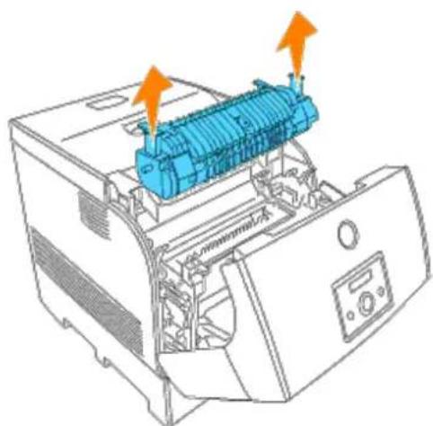 DELL 5100cn - Entfernen der gebrauchten Fixiereinheit - 4