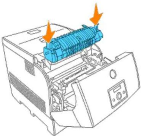 DELL 5100cn - Einsetzen der Übertragungsrolle - 17