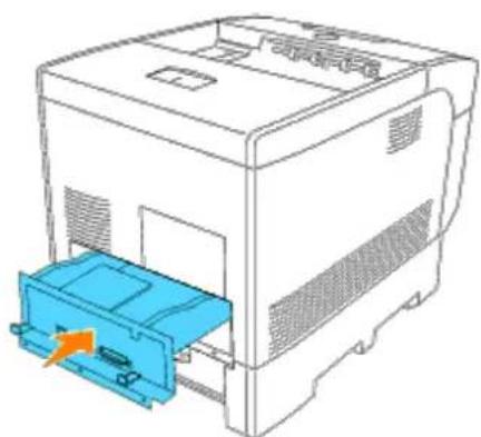 DELL 5100cn - Einsetzen der Multiprotokollkarte - 6