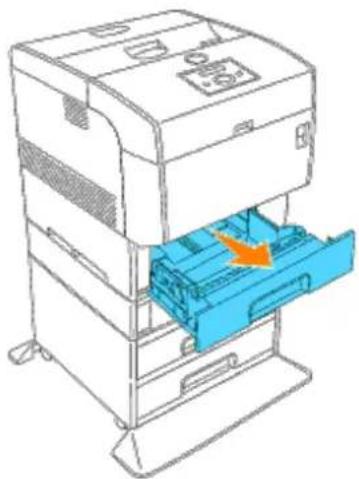 DELL 5100cn - Installation der zusätzlichen 500-Blatt-Papierfacheinheit und der 1000-Blatt-Papierfacheinheit - 9