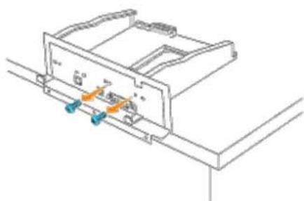 DELL 5100cn - Entfernen der optionalen Festplattenkarte - 4