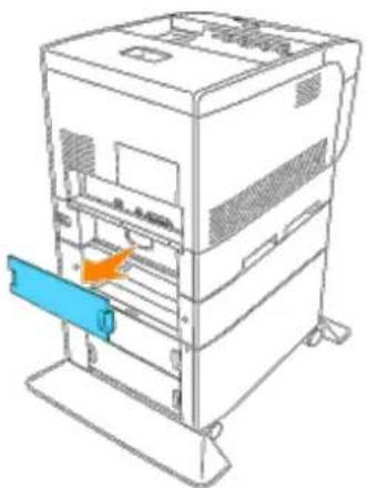 DELL 5100cn - Installation der zusätzlichen 500-Blatt-Papierfacheinheit und der 1000-Blatt-Papierfacheinheit - 8