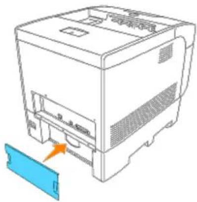 DELL 5100cn - Entfernen der optionalen Festplattenkarte - 8