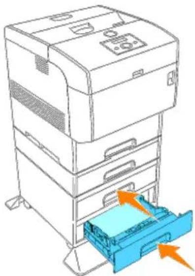 DELL 5100cn - Beseitigen von Papierstaus aus den zusätzlichen Papierfacheinheiten - 8