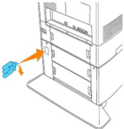 DELL 5100cn - Installieren der zusätzlichen 1000-Blatt-Papierfacheinheit - 9