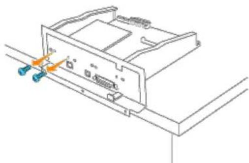 DELL 5100cn - Entfernen der optionalen Multiprotokollkarte - 4