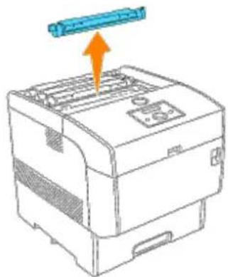DELL 5100cn - Entfernen der gebrauchten Tonerkassette - 4