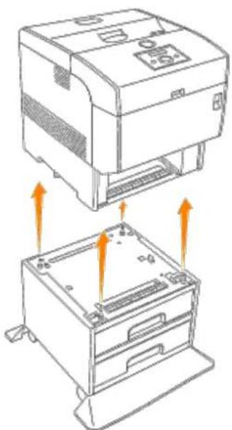 DELL 5100cn - Entfernen von zusätzlichen Papierfacheinheiten - 7
