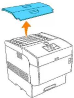 DELL 5100cn - Einsetzen der Tonerkassetten - 1