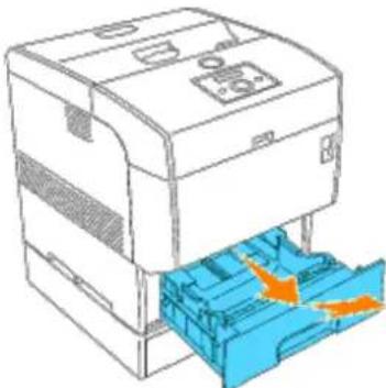 DELL 5100cn - Installieren der zusätzlichen 500-Blatt-Papierfacheinheit - 4