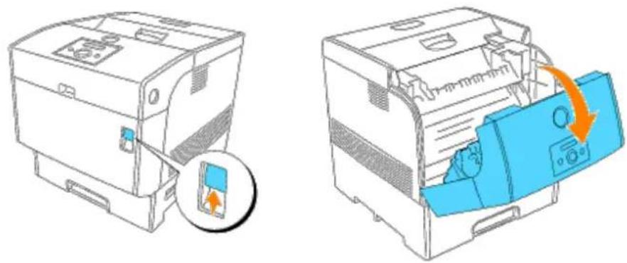 DELL 5100cn - Entfernen der verbrauchten Bildtrommel - 2