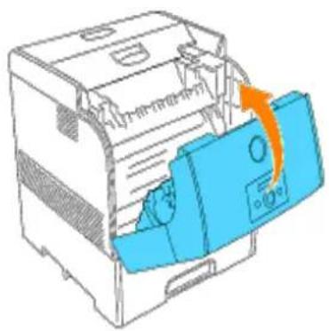 DELL 5100cn - Beseitigen von Papierstaus aus der Universalzuführung - 4