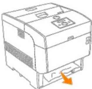DELL 5100cn - Beseitigen von Papierstaus aus dem Standard-Papierfach - 4