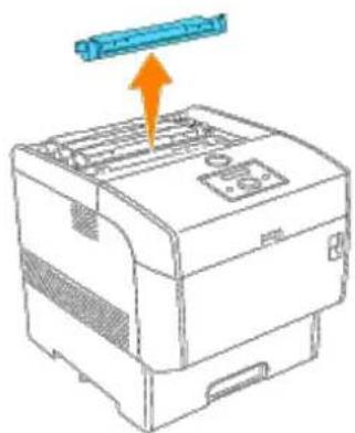DELL 5100cn - Einsetzen der Tonerkassette - 6