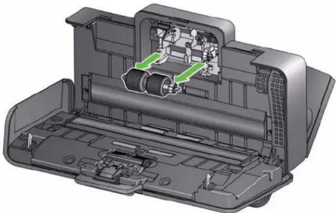 KODAK I1190E - Auswechseln der Einzugsrolle - 3