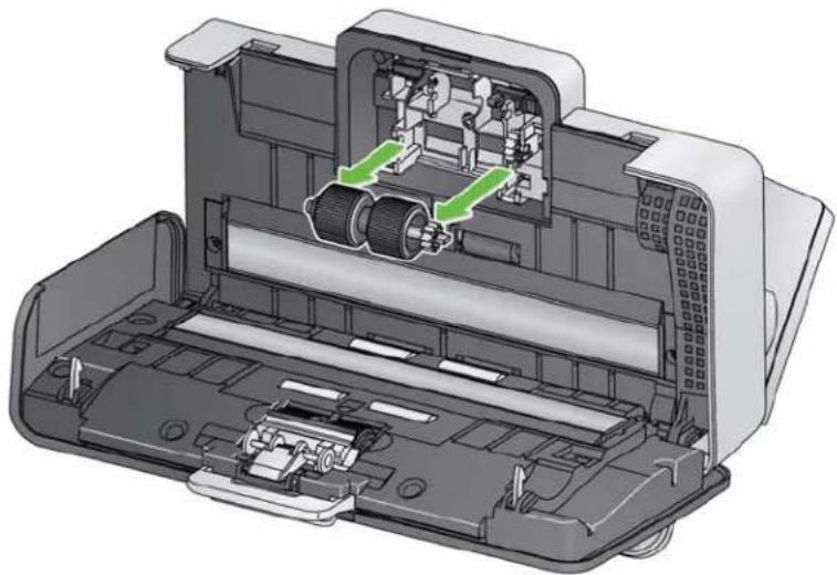 KODAK I1190WN - Reinigen der Trennrolle - 9