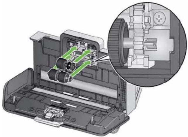 KODAK I1190WN - Auswechseln der Einzugsrolle - 5