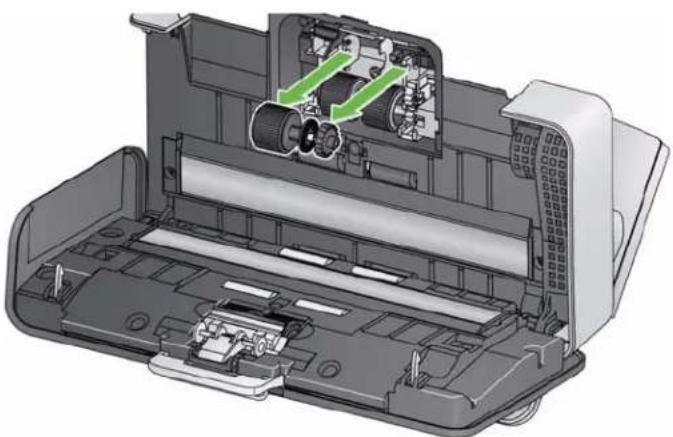 KODAK I1190WN - Reinigen der Trennrolle - 7