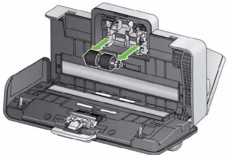 KODAK I1190WN - Auswechseln der Einzugsrolle - 4