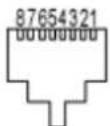 TDT C1550l - Pin Belegung der RJ45 PRI Stecker - 1