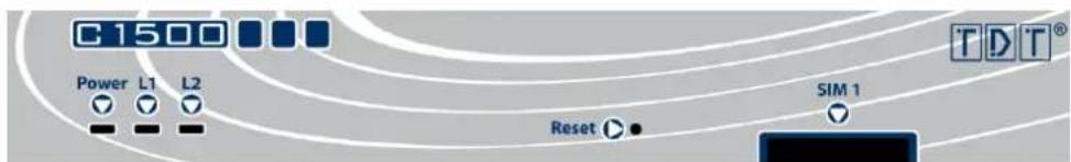 C1500 Power L1 L2 Reset SIM 1 TDT®