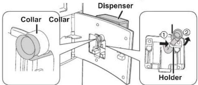 Collar Collar Dispenser Holder