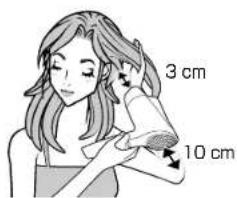 3 cm 10 cm