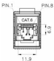 Digitus DN-93602 - Ungeschirmtes Keystone Modul - 1