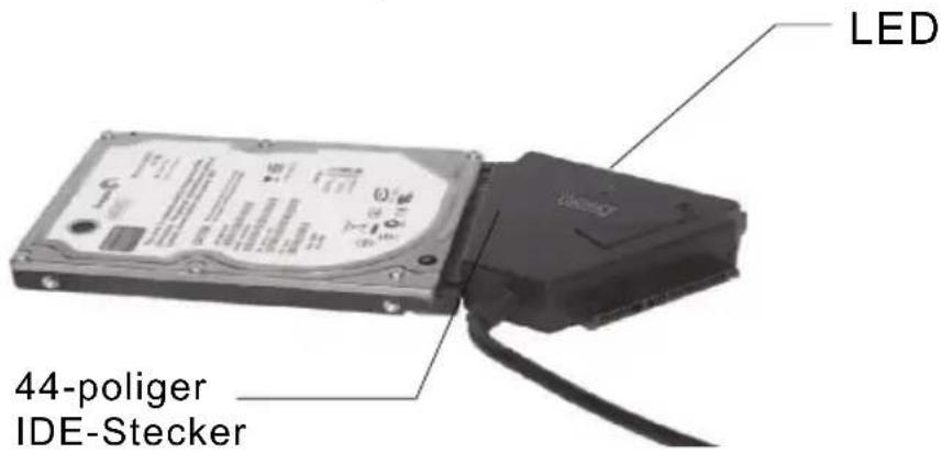 LED 44-poliger IDE-Stecker