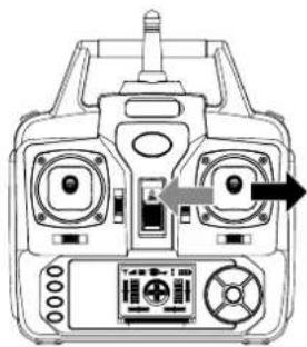 Carson X4 360 Quadcopter FPV - Controlling the X4 quadcopter (mode 2) - 7
