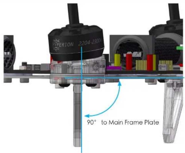 HYPERION 2204-2300 90° to Main Frame Plate