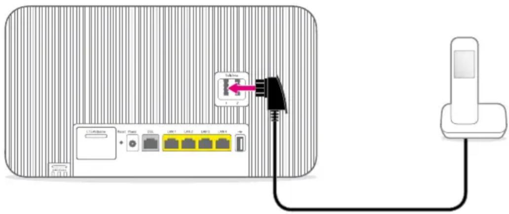 T-Mobile Speedport Hybrid - Telefon verbinden. - 1