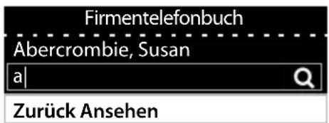 Firmentelefonbuch Abercrombie, Susan a Zurück Ansehen