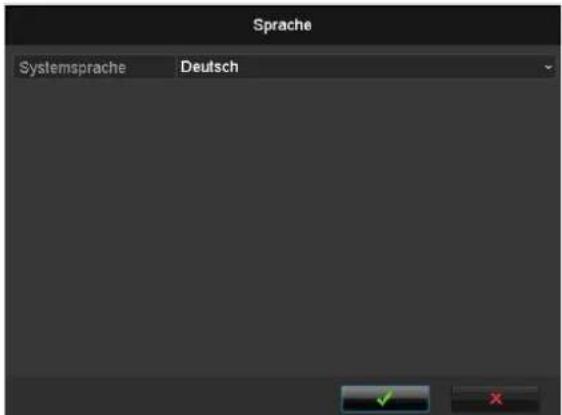 Sprache Systemsprache Deutsch