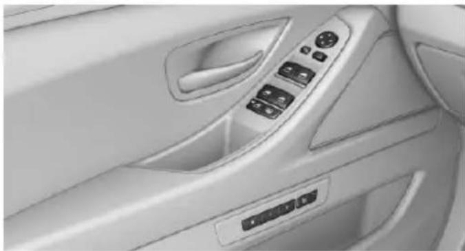 Interior view of a car showing the dashboard and air conditioner panel (no text or symbols visible)