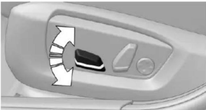 Close-up of a car's side panel showing a black object inside, with directional arrows indicating flow or movement (no text or symbols)