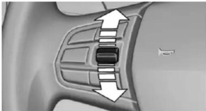 Mechanical component diagram showing a piston-like structure with two downward arrows indicating force or movement (no text or symbols present)