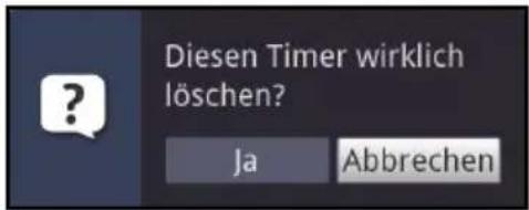 Diesen Timer wirklich löschen? Ja Abbrechen