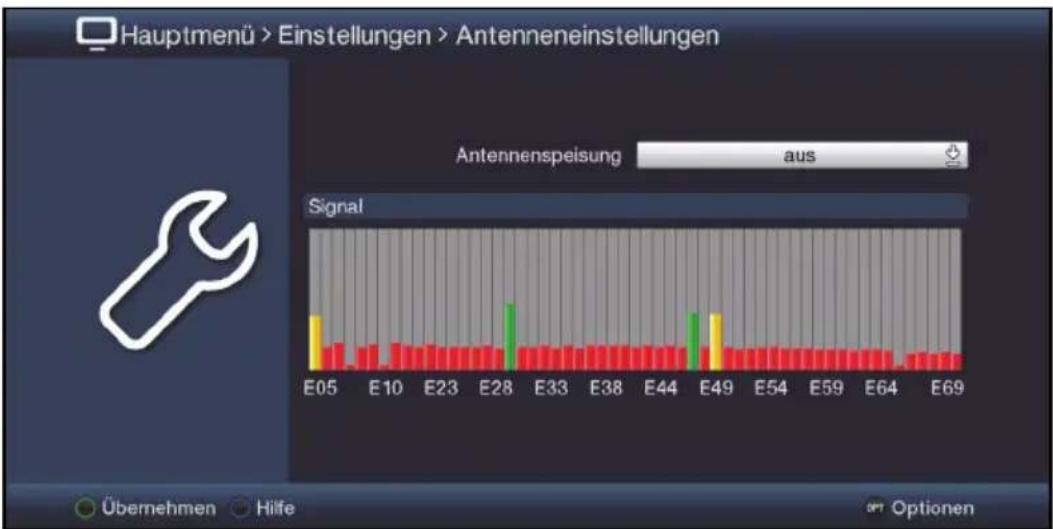 TECHNISAT DIGIPAL T2 DVR - Antenneneinstellungen - 1