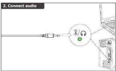2. Connect audio