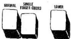 YAMAHA Electone 405 - How to use the Auto Bass/Chord function - 1