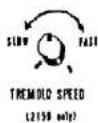 YAMAHA Electone 215D - Tremolo/Symphonic Chorus - 1
