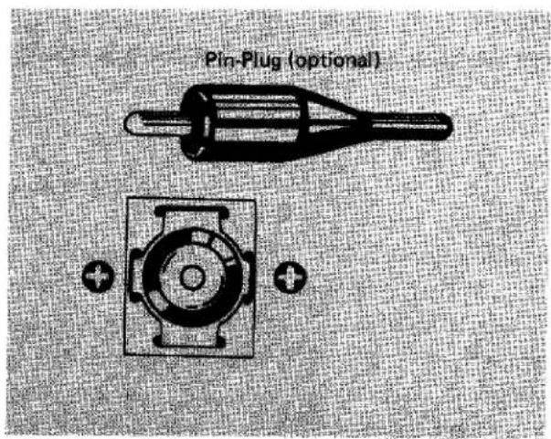 Pin-Plug (optional)